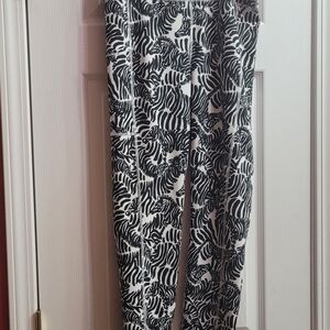 Black & White Zebra Print Leggings